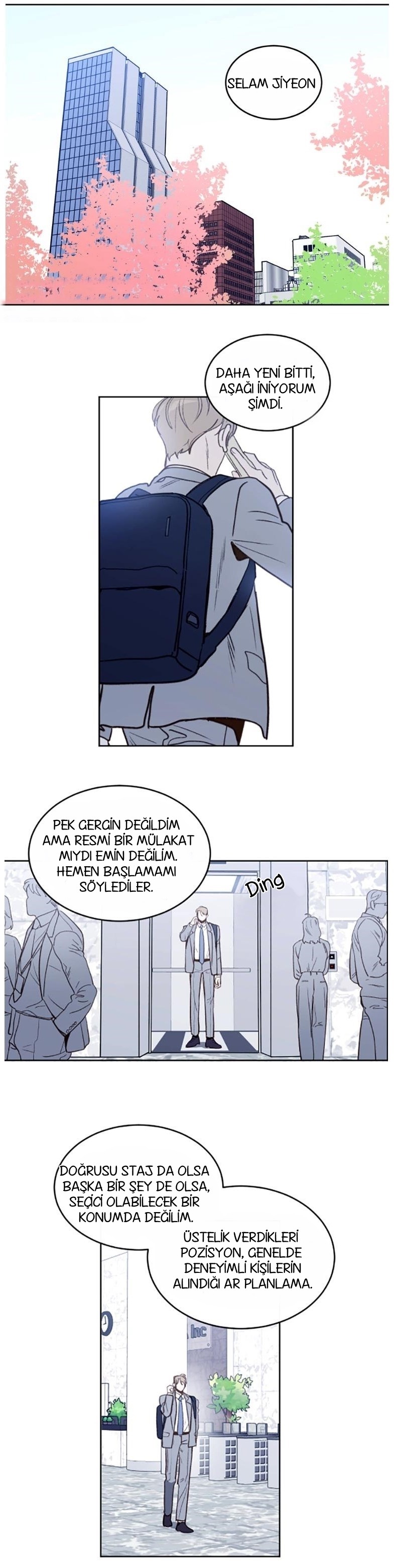 The New Employee Webtoon The New Employee Bölüm 1 - Sayfa 1 - Mavi Manga